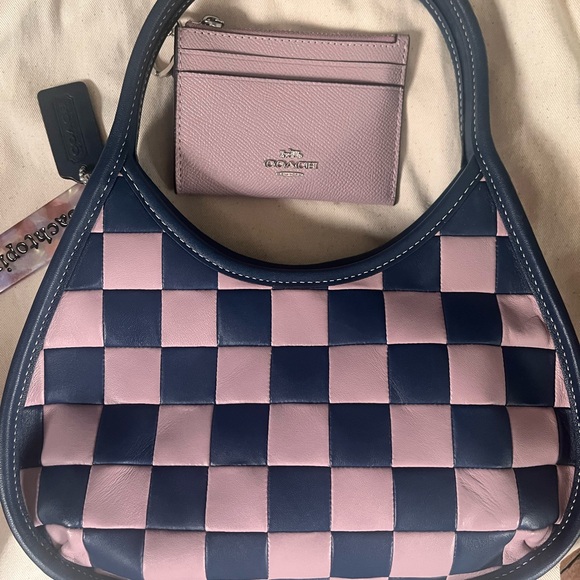 Coachtopia ergo bag deep purple/ice blue matching ice purple mini wallet - Picture 5 of 5